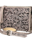 American Darling Hand Tooled Genuine Leather Women Bag Western Handbag Purse