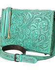 American Darling Hand Tooled Genuine Leather Women Bag Western Handbag Purse