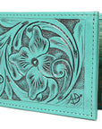American Darling Wallet Hand Tooled Genuine Leather Women Bag Western Handbag Purse