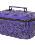 American Darling Jewelry Case Hand Tooled Genuine Leather Women Bag Western Handbag Purse