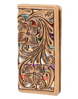 American Darling Wallet Hand Tooled Genuine Leather Women Bag Western Handbag Purse