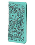 American Darling Wallet Hand Tooled Genuine Leather Women Bag Western Handbag Purse