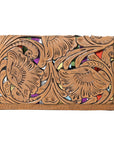 American Darling Wallet Hand Tooled Genuine Leather women bag western handbag purse
