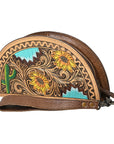 American Darling Hand Tooled Genuine Leather women bag western handbag purse