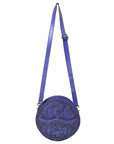 American Darling Canteen Hand Tooled Genuine Leather Women Bag Western Handbag Purse