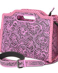 Clutch Hand Tooled Genuine Leather women bag western handbag purse
