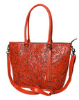 American Darling Tote Hand Tooled Genuine Leather Women Bag Western Handbag Purse