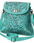 American Darling Cross Body I Hand Tooled Genuine Leather Women Bag Western Handbag Purse