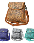 American Darling Cross Body I Hand Tooled Genuine Leather Women Bag Western Handbag Purse