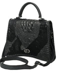 American Darling Tote Crocodile Embossed Genuine Leather Women Bag Western Handbag Purse