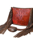 American Darling Cross Body I Crocodile Embossed Genuine Leather Women Bag Western Handbag Purse