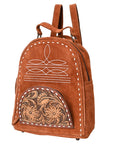 American Darling Backpack Hand Tooled Genuine Leather Women Bag Western Handbag Purse