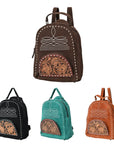 American Darling Backpack Hand Tooled Genuine Leather Women Bag Western Handbag Purse