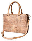 American Darling Briefcase Hand Tooled Genuine Leather Women Bag Western Handbag Purse