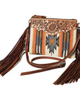 American Darling Cross Body Saddle Blanket Genuine Leather Women Bag Western Handbag Purse