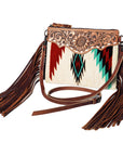 American Darling Cross Body Saddle Blanket Genuine Leather Women Bag Western Handbag Purse