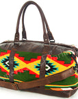 American Darling Duffel Saddle Blanket Genuine Leather Women Bag Western Handbag Purse