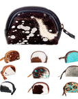 American Darling Coin Purse Hair On Genuine Leather Women Bag Western Handbag Purse