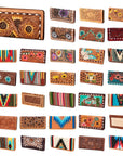 American Darling Clutch Hand Tooled Genuine Leather Women Bag Western Handbag Purse