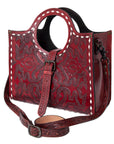 American Darling Tote Hand Tooled Genuine Leather Western Women Bag Handbag Purse | Western Tote Bag | Travel Tote Bags | College Tote Bag | Casual Tote Bag