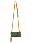 American Darling ADBG514BR Small Crossbody Hand Tooled Genuine Leather Women Bag Western Handbag Purse