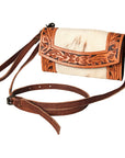 American Darling Organiser Hand Tooled Saddle Blanket Genuine Leather Western Women Bag Handbag Purse | Organiser Bag for Women | Cute Organiser Bag |Organiser Purse