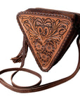 American Darling Crossbody Hand Tooled Genuine Leather Women Bag Western Handbag Purse
