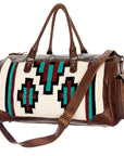 American Darling Duffel Saddle Blanket Genuine Leather Women Bag Western Handbag Purse