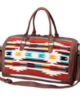 American Darling Duffel Saddle Blanket Genuine Leather Women Bag Western Handbag Purse