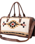 American Darling Duffel Saddle Blanket Genuine Leather Women Bag Western Handbag Purse