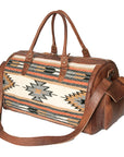 American Darling Duffel Saddle Blanket Genuine Leather Women Bag Western Handbag Purse