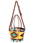 American Darling Hand Tooled Hair On Genuine Leather Women Bag Western Handbag Purse
