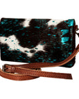 American Darling Hair On Genuine Leather Women Bag Western Handbag Purse