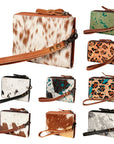 American Darling Hair On Genuine Leather Women Bag Western Handbag Purse