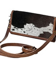 American Darling Hair On Genuine Leather Women Bag Western Handbag Purse