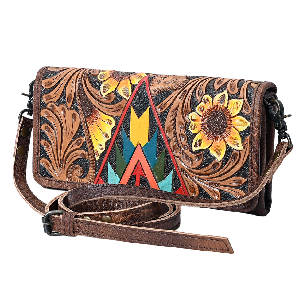 American Darling Hair On Genuine Leather Women Bag Western Handbag Purse