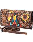 American Darling Hair On Genuine Leather Women Bag Western Handbag Purse