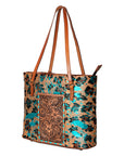 American Darling Tote Hand Tooled Hair-On Genuine Leather Western Women Bag Handbag Purse | Travel Bags College Casual