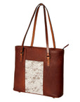 American Darling Tote Hand Tooled Hair-On Genuine Leather Western Women Bag Handbag Purse | Travel Bags College Casual