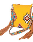 American Darling Saddle Blanket Genuine Leather Women Bag Western Handbag Purse