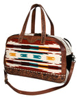 American Darling Saddle Blanket Hair On Genuine Leather Women Bag Western Handbag Purse