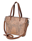 American Darling Crocodile Embossed Genuine Leather Women Bag Western Handbag Purse