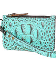 American Darling Crocodile Embossed Genuine Leather Women Bag Western Handbag Purse