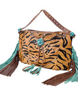 American Darling Hobo Hair-On Genuine Leather Women Bag Western Handbag Purse
