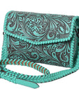 American Darling Hand Tooled Genuine Leather Women Bag Western Handbag Purse