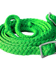 1" X 8Ft Hilason Braided Poly Barrel Horse Racing Flat Reins