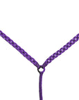 Hilason Horse Breast Collar  Braided Paracord Pink / Black
