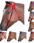 Black Horse Bridle Headstall Flat Braided Paracord By Hilason