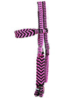Horse Bridle Headstall Flat Braided Paracord Hilason