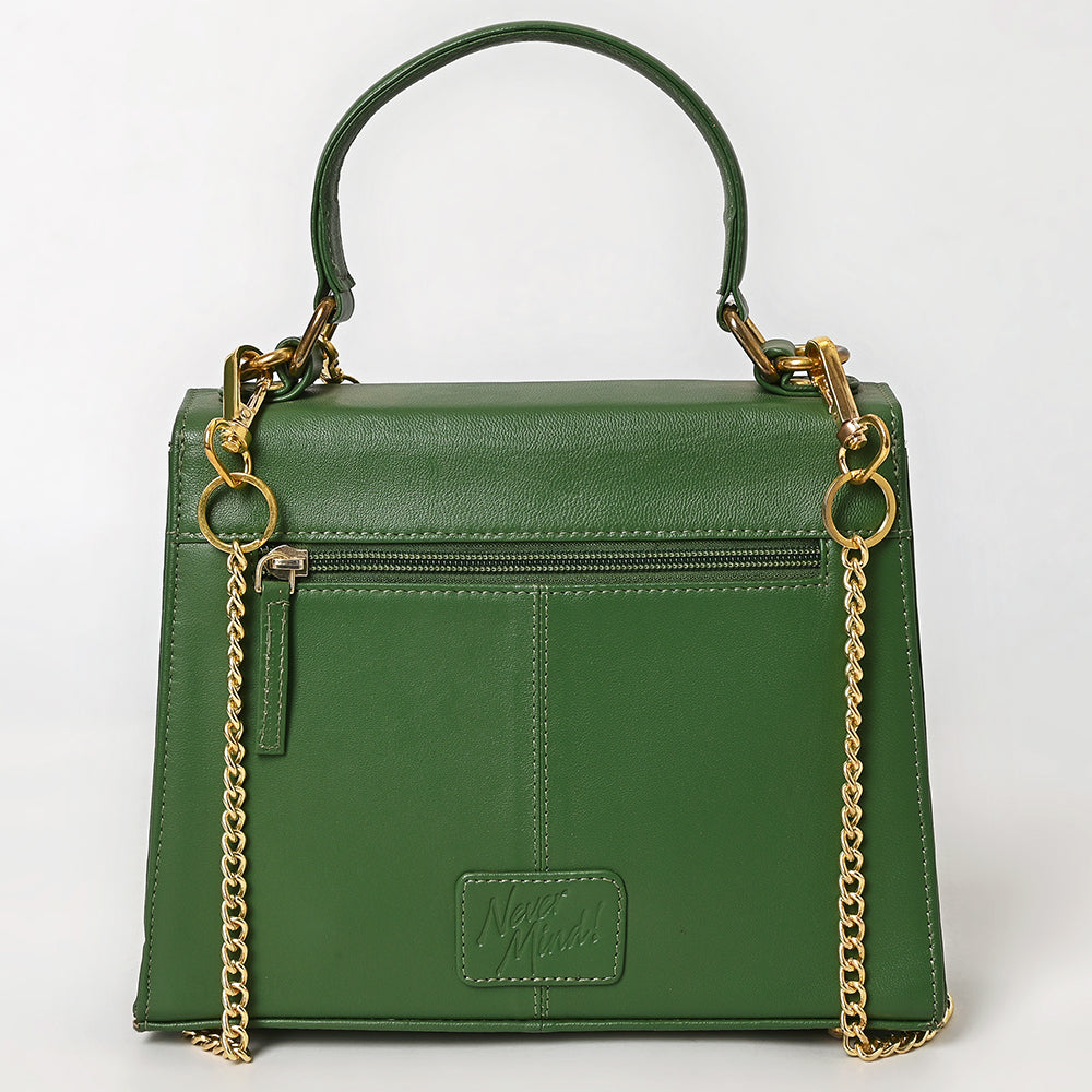Never Mind Western Cross Body Genuine Leather Handbag Purse Wallet Bag For Women Girls